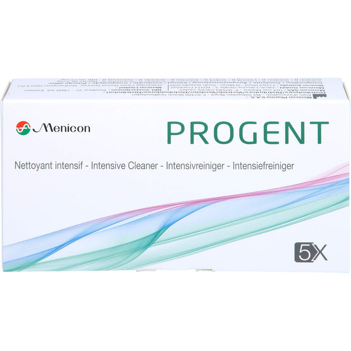 Progent Intensivreiniger zur wöchentlichen Anwendung für alle formstabilen Kontaktlinsen, 5 St. Ampullen