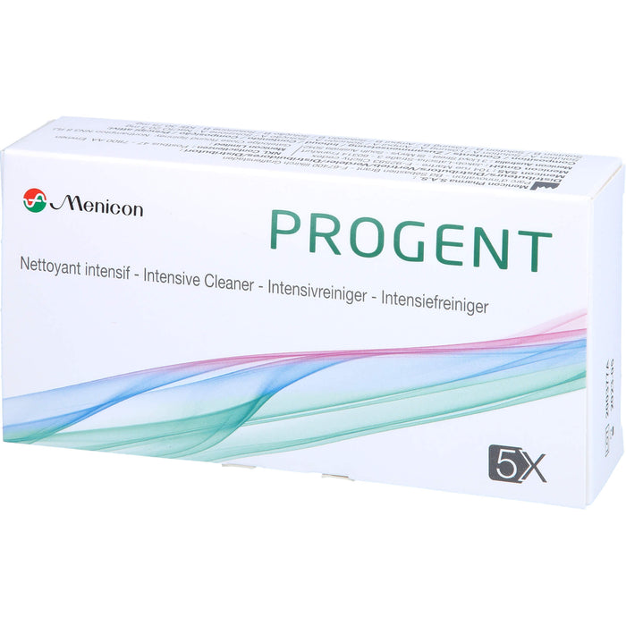 Progent Intensivreiniger zur wöchentlichen Anwendung für alle formstabilen Kontaktlinsen, 5 St. Ampullen