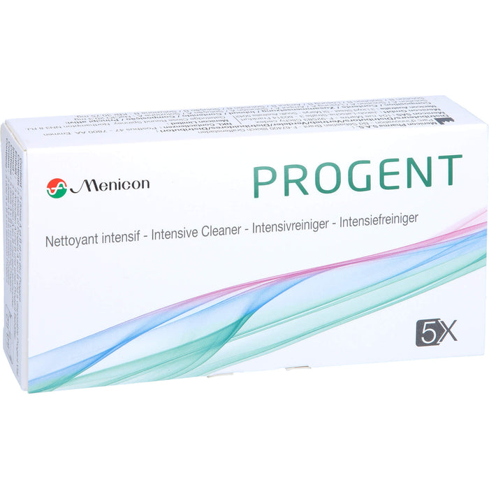 Progent Intensivreiniger zur wöchentlichen Anwendung für alle formstabilen Kontaktlinsen, 5 St. Ampullen