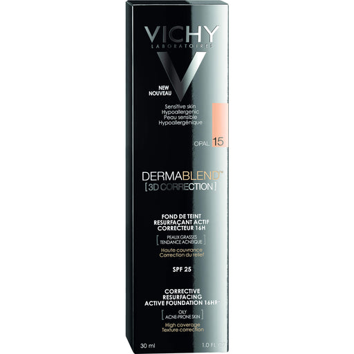 VICHY Dermablend 3D Correction Make-Up Foundation 15 Opal, 30 ml Creme