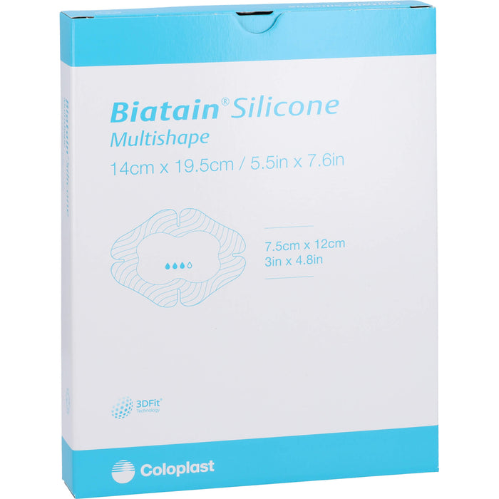 Biatain Silicone Schaumverb. Multishape 14x19,5 cm, 5 St VER