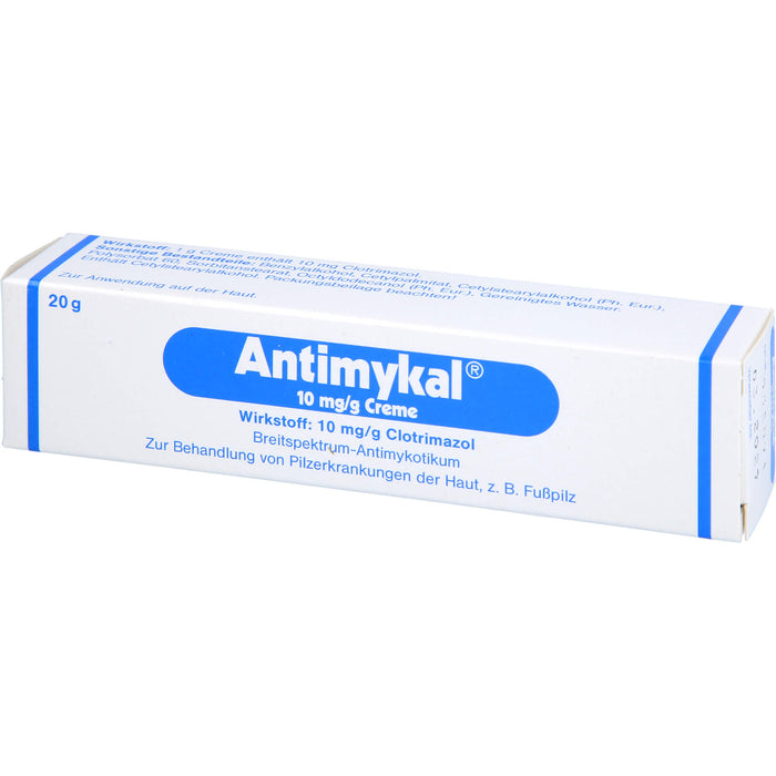 Antimykal 10 mg / g Creme zur Bekämpfung von Fußpilz, 20 g Crème