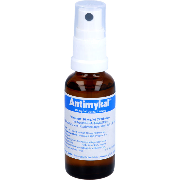 Antimykal 10 mg / ml Spray bei Fußpilz, 30 ml Lösung