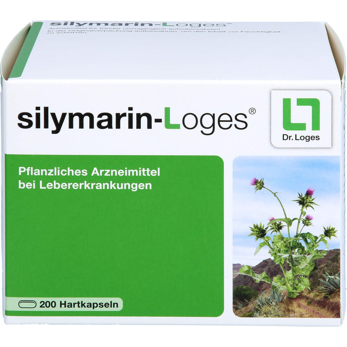 silymarin-Loges Kapseln bei Lebererkrankungen, 200 pc Capsules