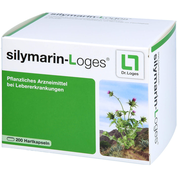 silymarin-Loges Kapseln bei Lebererkrankungen, 200 pc Capsules