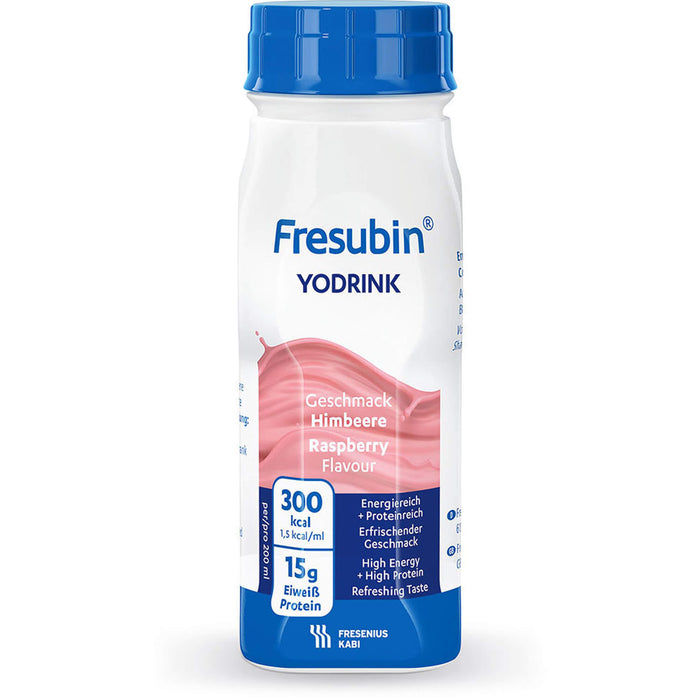 Fresubin YoDrink Himbeere Trinkmahlzeit energiereich und proteinreich mit Vitaminen & Eiweiß, 800 ml Solution