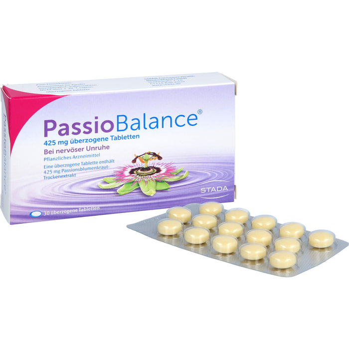 PassioBalance Tabletten bei nervöser Unruhe, 30 pcs. Tablets
