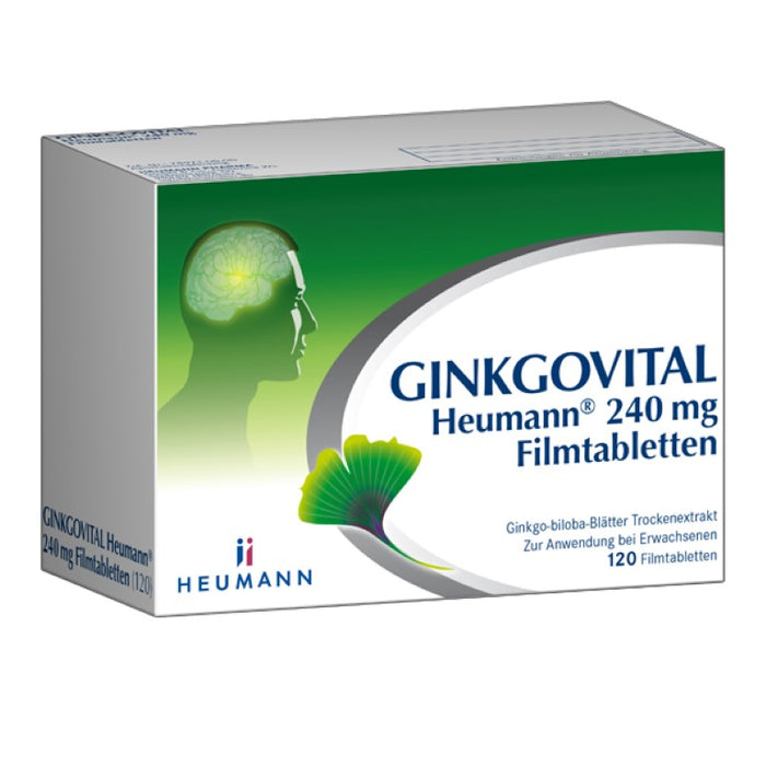 GINKGOVITAL Heumann 240 mg Filmtabletten, 120 pcs. Tablets