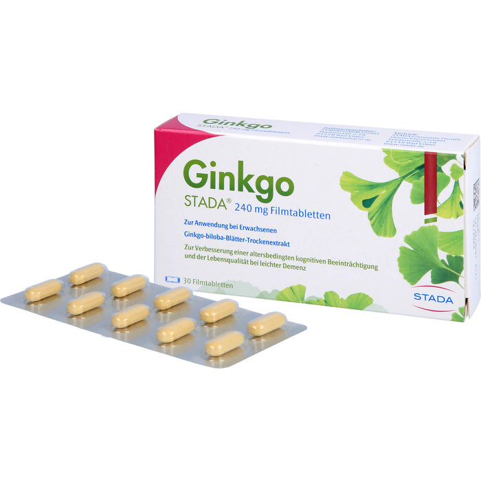 Ginkgo STADA 240 mg Filmtabletten, 30 St FTA