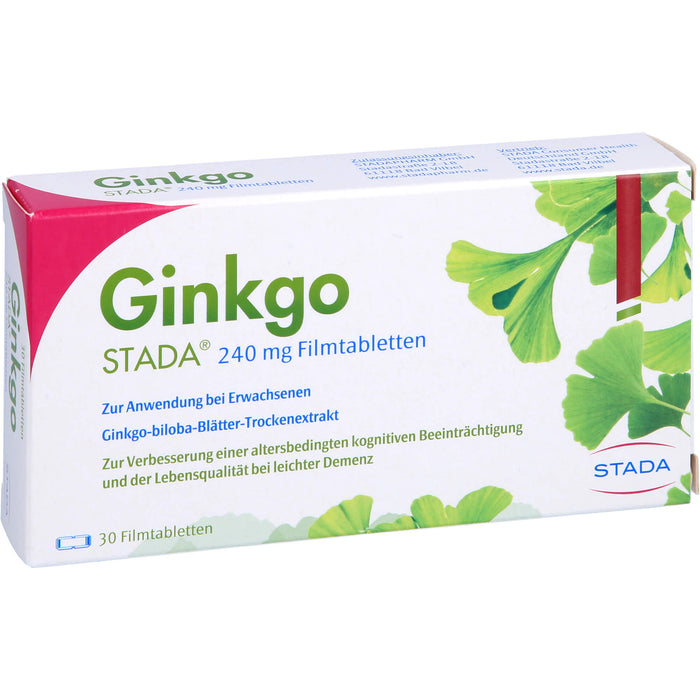 Ginkgo STADA 240 mg Filmtabletten, 30 St FTA