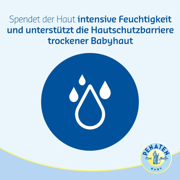 PENATEN intensiv Pflegemilch mit Olivenblattextrakt  spendet 24h Feuchtigkeit und unterstützt die Hautschutzbarriere, 400 ml Creme
