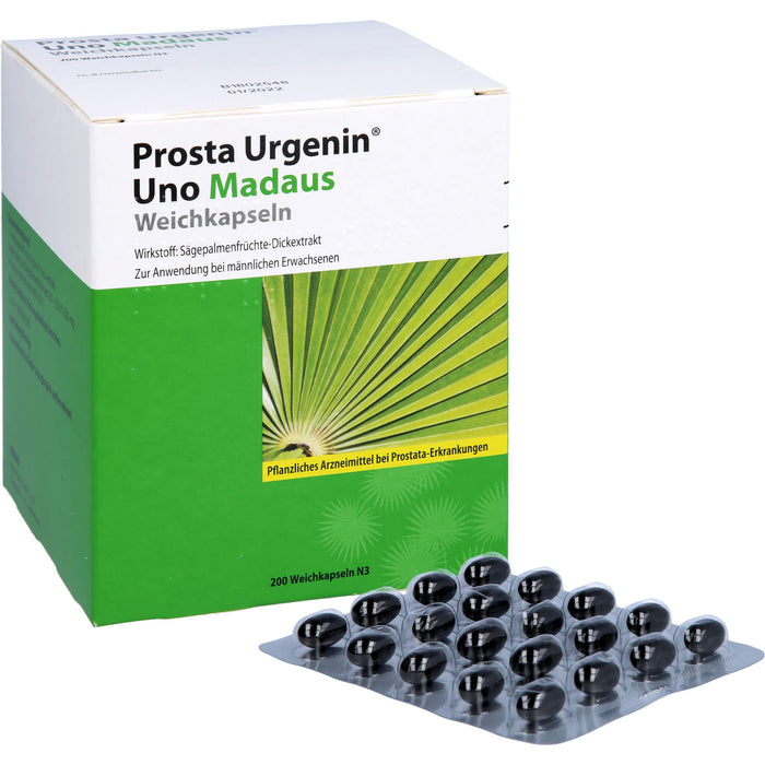 Madaus Prosta Urgenin Uno 320 mg Weichkapseln bei Prostata Erkrankungen, 200 pcs. Capsules