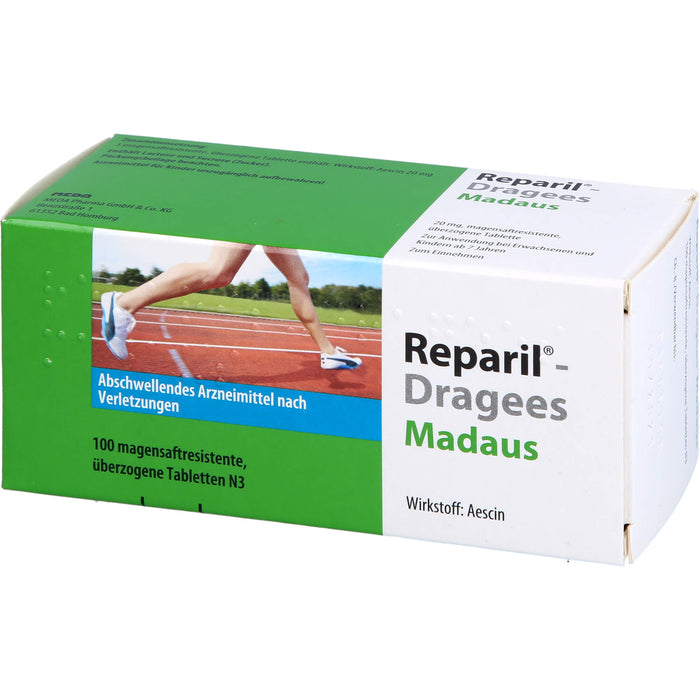 Reparil-Dragees Madaus 20 mg, magensaftresistente, überzogene Tablette, 100 pc Tablettes