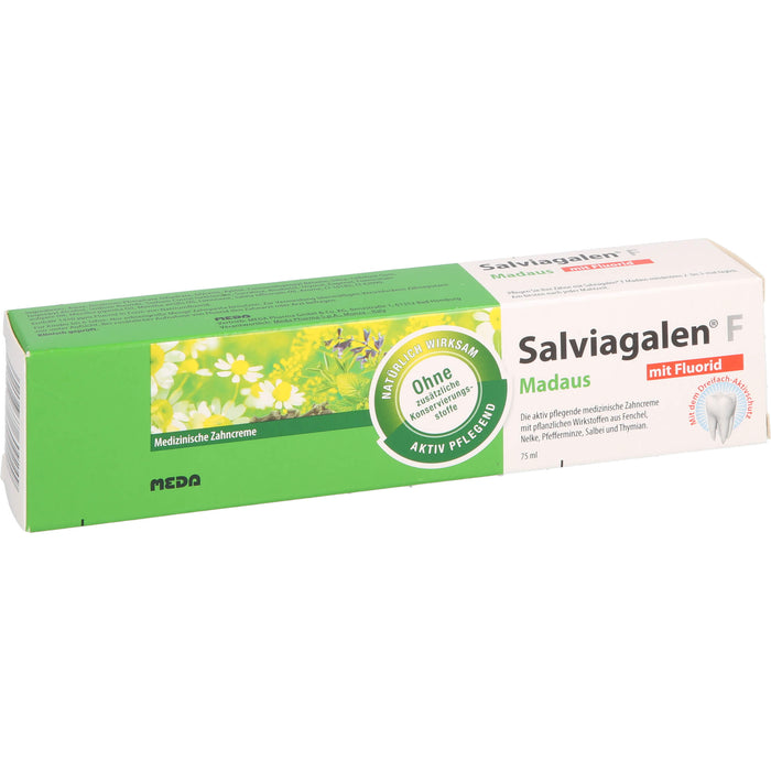 Salviagalen F Madaus Zahncreme mit Fluorid, 75 ml Dentifrice