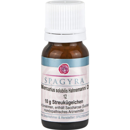 SPAGYRA Mercurius solubilis hahnemanni D 12 Globuli, 10 g Globuli