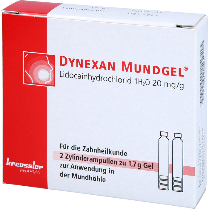 DYNEXAN Mundgel 2%, 3.4 g Gel