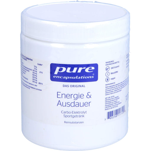 Pure Encapsulations Energie & Ausdauer Pulver, 340 g Pulver