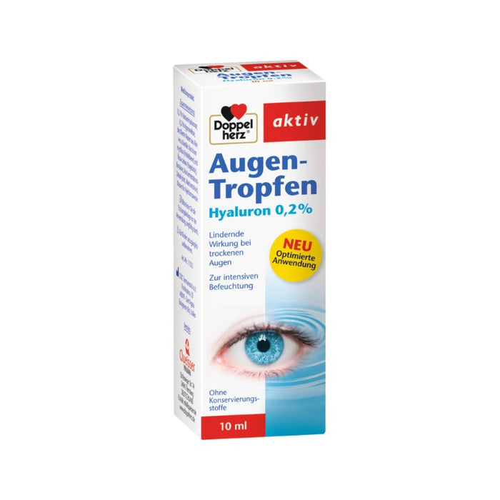 Doppelherz Augen-Tropfen Hyaluron 0,2 %, 10 ml Solution