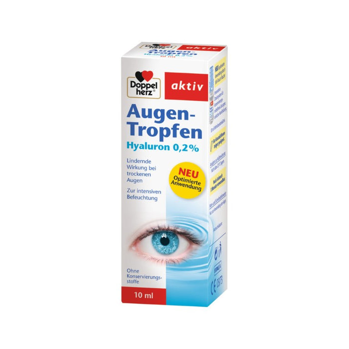 Doppelherz Augen-Tropfen Hyaluron 0,2 %, 10 ml Solution
