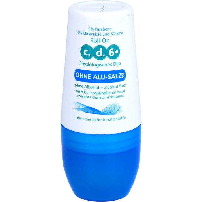 C.d.6. physiologisches Pflege-Deo ohne Aluminiumsalze, 60 ml Creme
