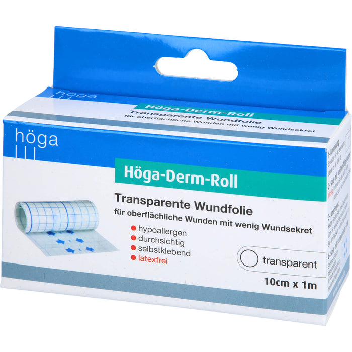 Höga-Derm-Roll 10cm x 1m transparente Wundfolie, 1 St PFL