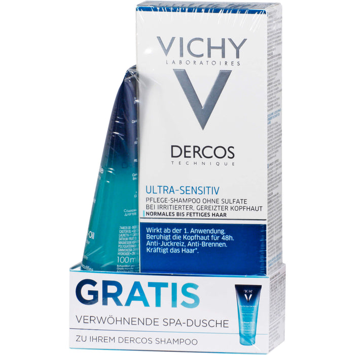 DERCOS Ultra-Sensitiv sanftes Pflege-Shampoo für normale bis fettige Kopfhaut, 200 ml Shampoing
