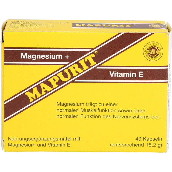 MAPURIT Kapseln, 40 pc Capsules