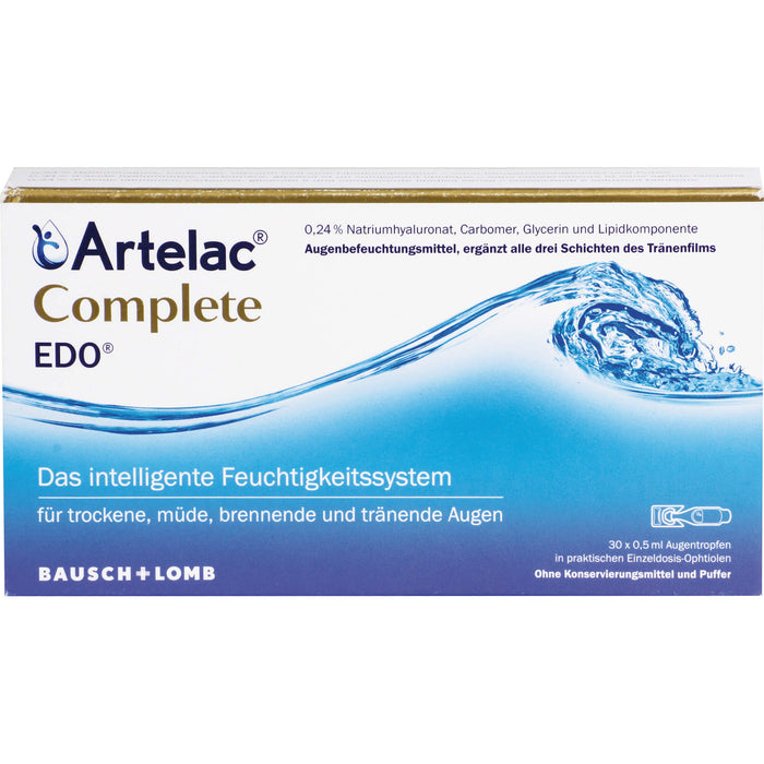 Artelac Complete EDO Augentropfen, 30 pcs. Single-dose pipettes