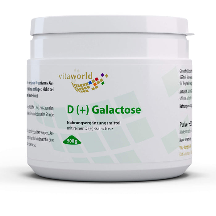 Vitaworld D (+) Galactose Pulver, 500 g Pulver