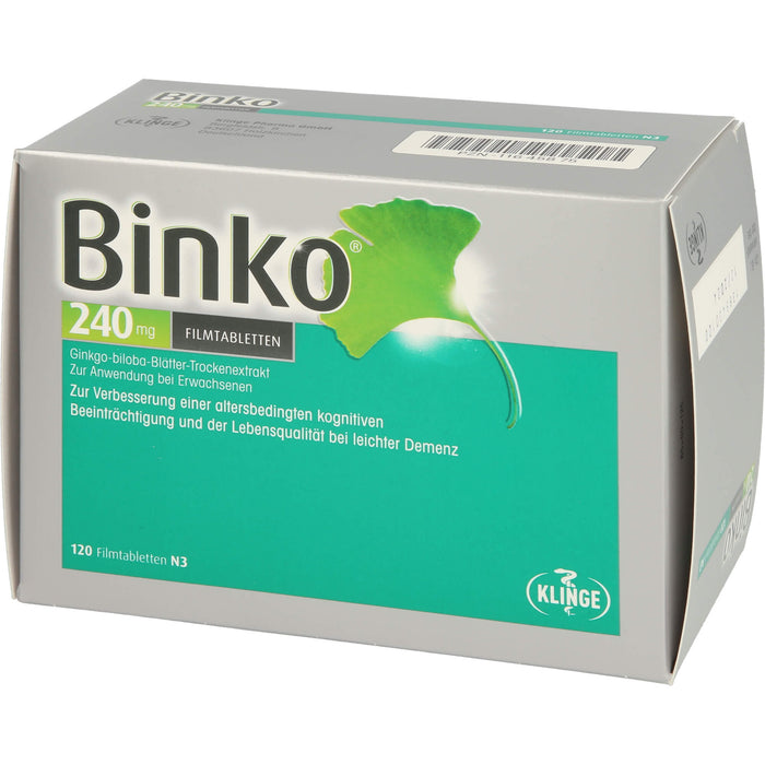 Binko 240 mg Filmtabletten, 120 pc Tablettes