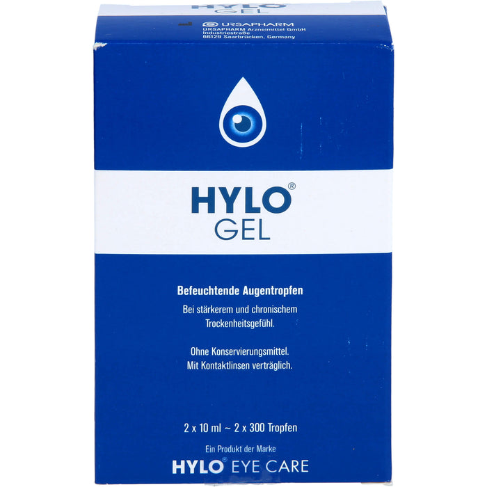 Hylo-Gel Bios Medical befeuchtende Augentropfen, 20 ml Lösung