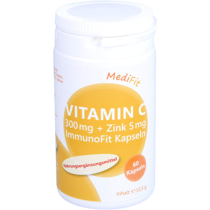 Vitamin C300mg+zink Immuno, 60 St KAP