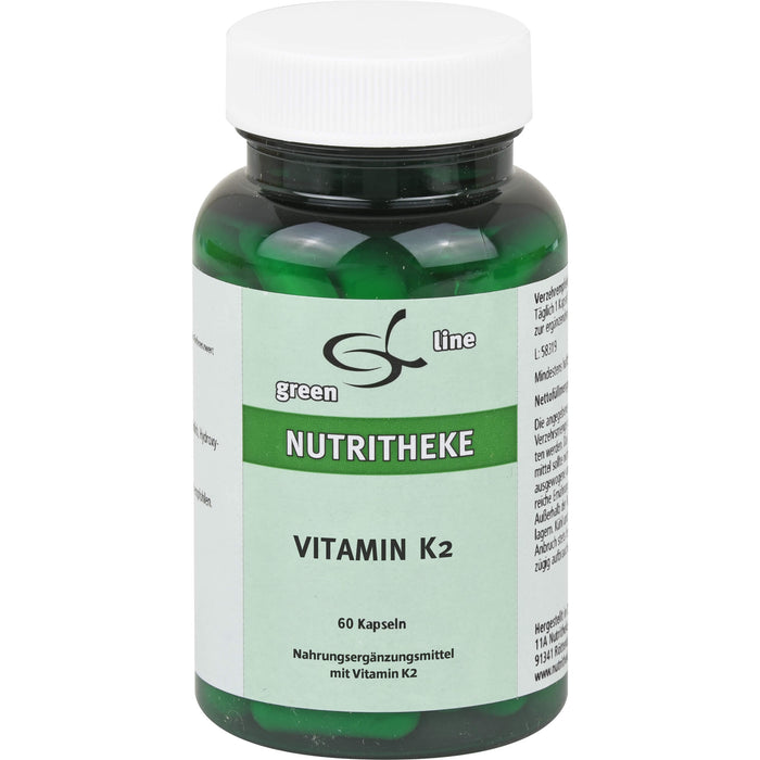 Green Line Nutritheke Vitamin K2 Kapseln, 60 St. Kapseln