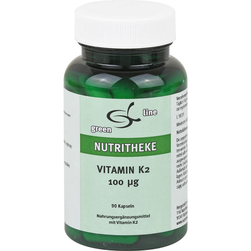 Green Line Nutritheke Vitamin K2 100 µg Kapseln, 90 St. Kapseln