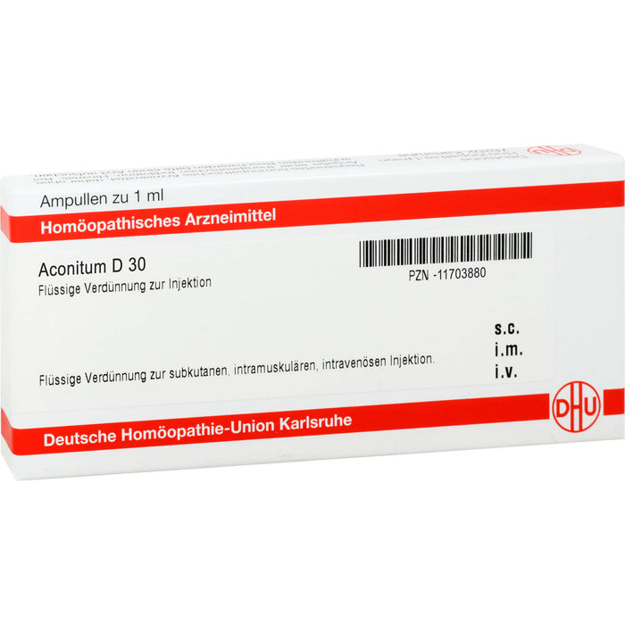 DHU Aconitum D30 Ampullen, 8 pcs. Ampoules