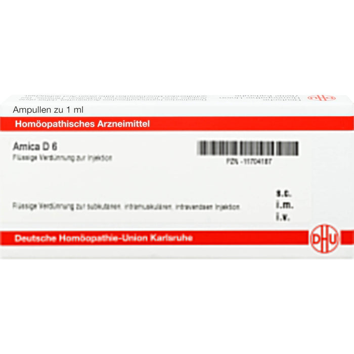 DHU Arnica D6 Ampullen, 8 St. Ampullen