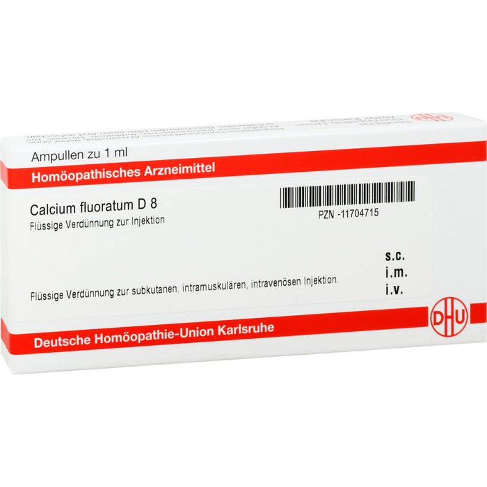 DHU Calcium fluoratum D8 Ampullen, 8 pcs. Ampoules