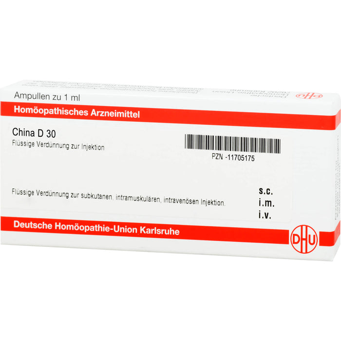 DHU China D30 Ampullen, 8 pc Ampoules