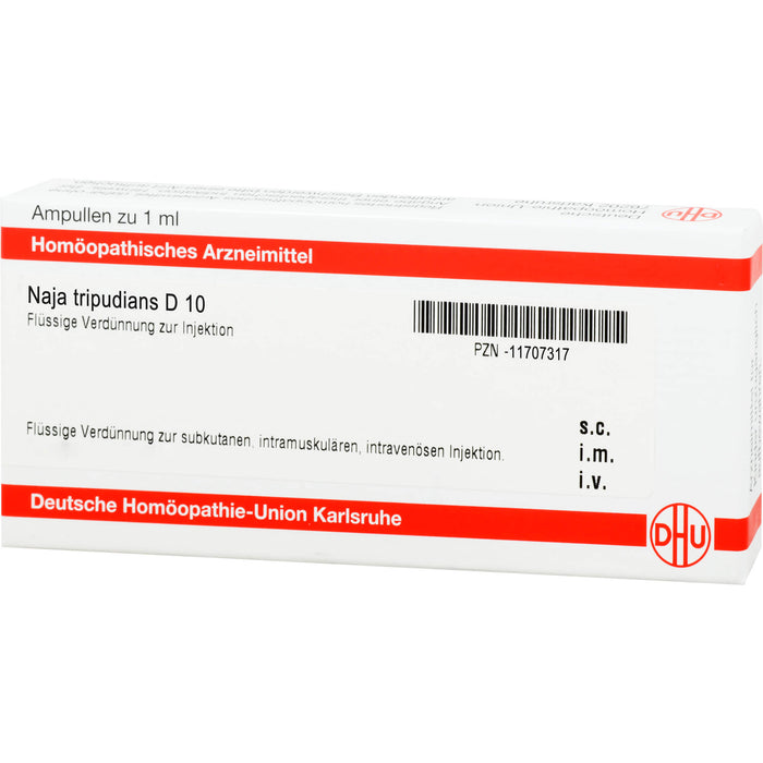 DHU Naja tripudians D10 Ampullen, 8 pcs. Ampoules