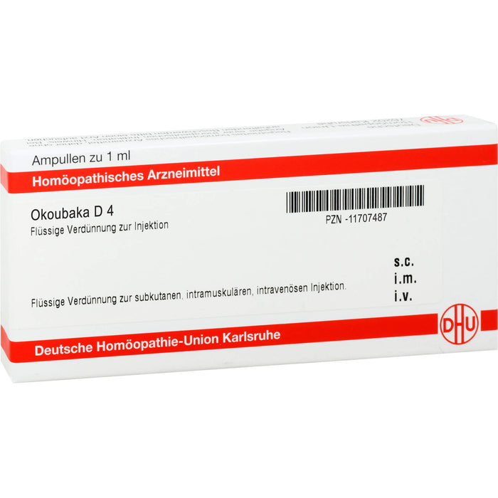 DHU Okoubaka D4 Ampullen, 8 pcs. Ampoules