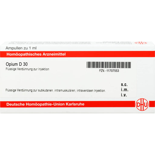 DHU Opium D30 Ampullen, 8 St. Ampullen