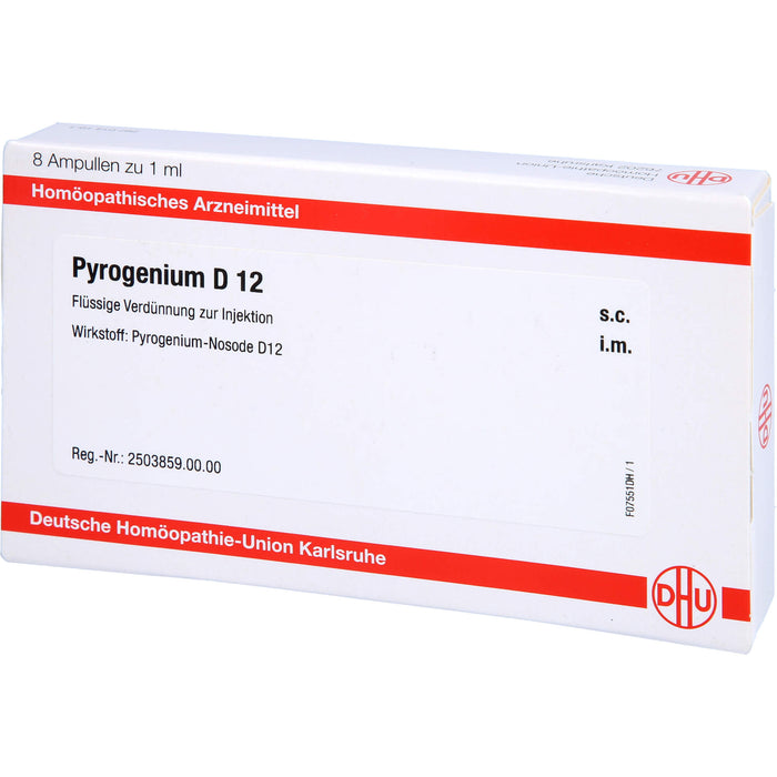 Pyrogenium D12 DHU Ampullen, 8 pcs. Ampoules