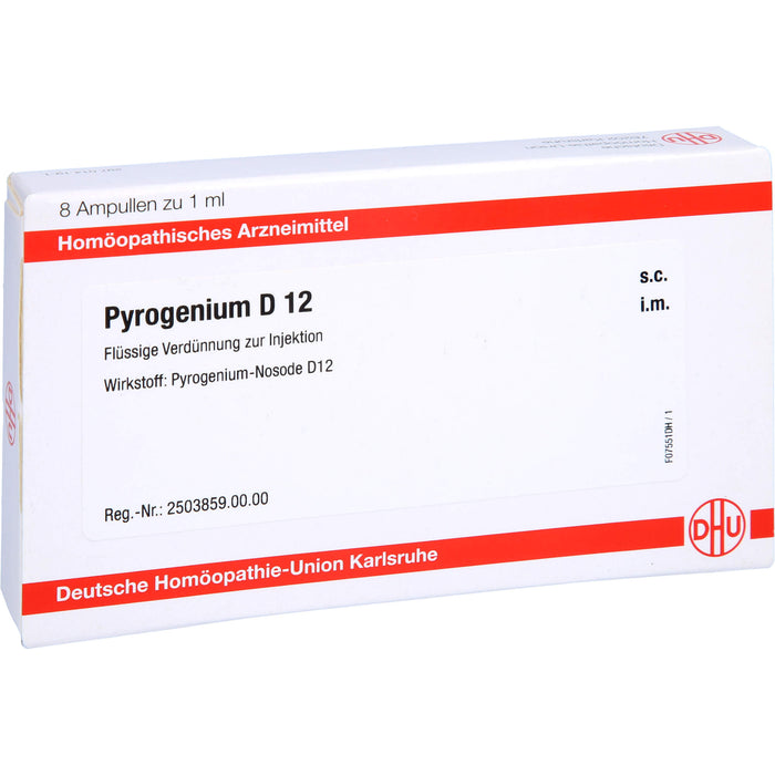 Pyrogenium D12 DHU Ampullen, 8 pcs. Ampoules