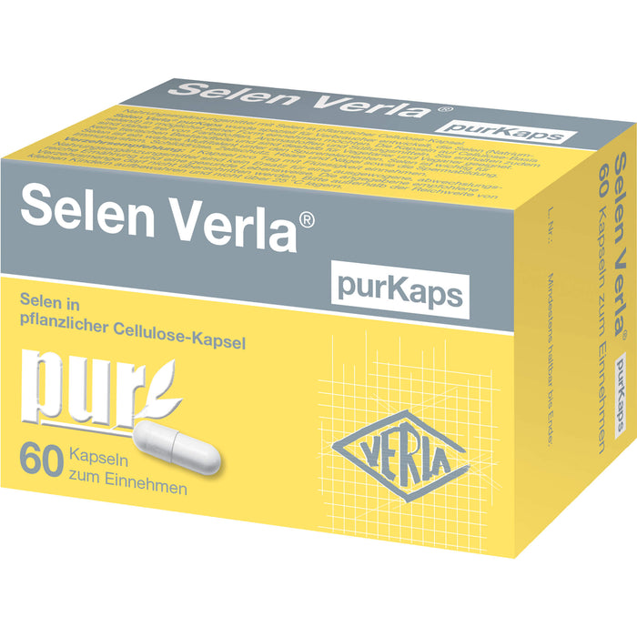 VERLA Selen purKaps Kapseln, 60 pc Capsules
