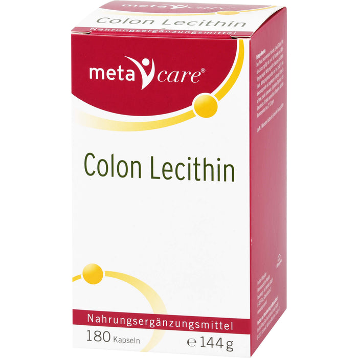 metacare Colon Lecithin Kapseln, 180 pcs. Capsules