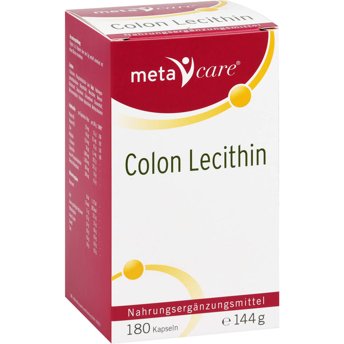 metacare Colon Lecithin Kapseln, 180 pcs. Capsules