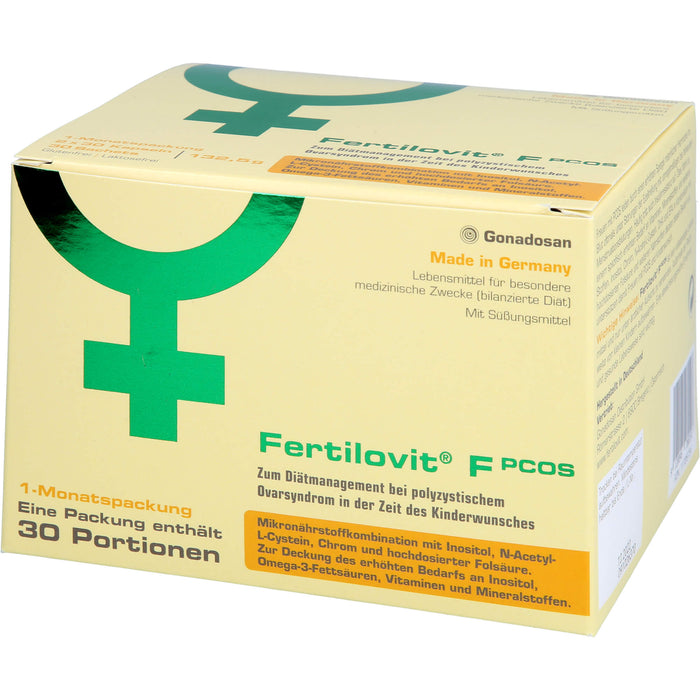 Fertilovit F PCOS 60 Kapseln + 30 Pulver-Sticks, 30 St. Packung