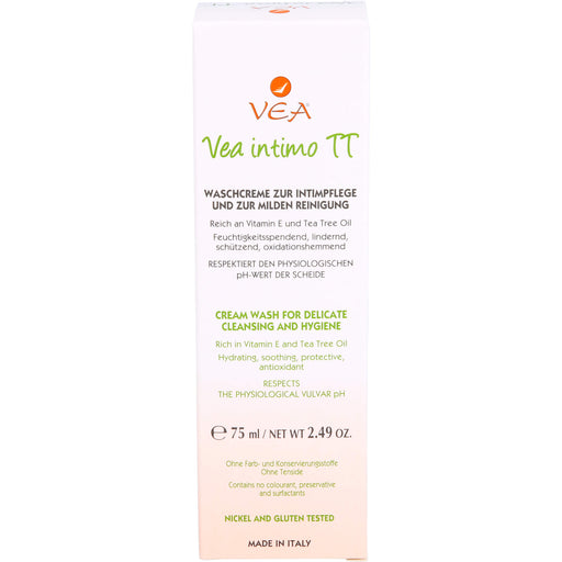 Vea intimo TT Waschcreme zur Intimpflege und zur milden Reinigung, 75 ml Flüssigseife