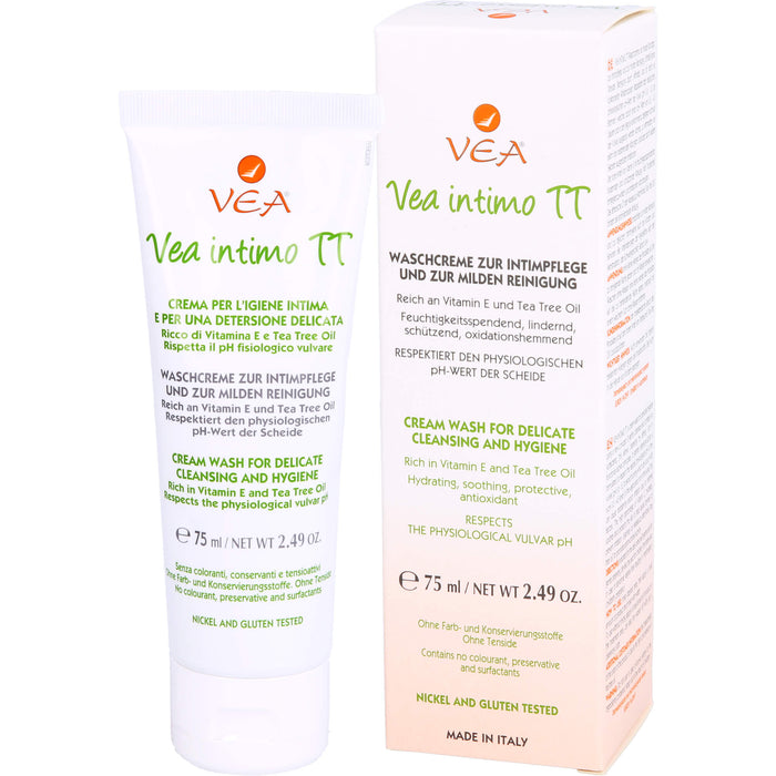 Vea intimo TT Waschcreme zur Intimpflege und zur milden Reinigung, 75 ml liquid soap