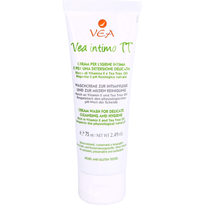 Vea intimo TT Waschcreme zur Intimpflege und zur milden Reinigung, 75 ml Flüssigseife